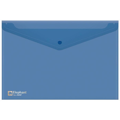 Bìa Nút Nhựa Elephant 425F - Màu Xanh Dương