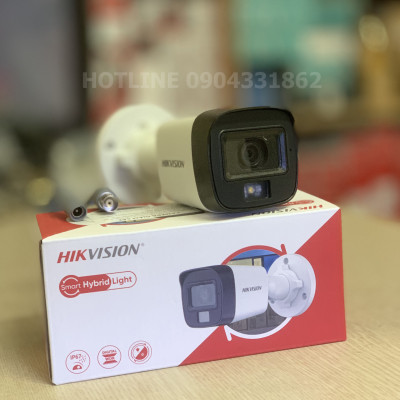 Camera TVI 2MP Hikvision đèn kép Hồng Ngoại & Ánh Sáng Trắng (3 chế độ thông minh)  DS-2CE76D0T-EXLPF, DS-2CE16D0T-EXLPF - Hàng chính hãng