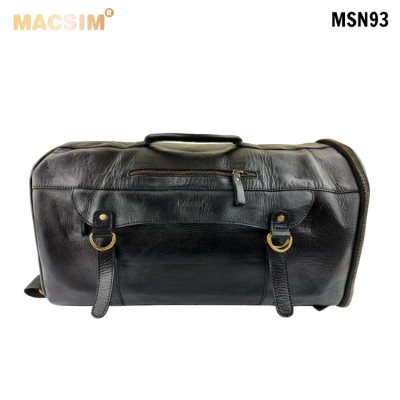 Túi Da Thật Du Lịch Macsim MSN93 – Da Bò Nguyên Miếng | Cổ Điển – Thủ Công – Chính Hãng