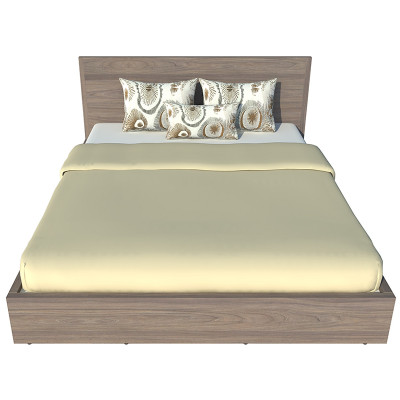 Giường ngủ cao cấp Tundo màu nâu160cm x 200cm