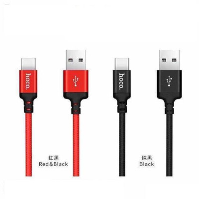 Dây cáp sạc dành cho iPhone, iPad Hoco X14, cáp bọc dù dài 1m/2m có truyền tải dữ liệu, hàng chính hãng