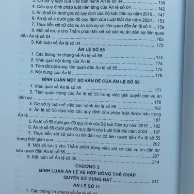 Bình luận các án lệ tranh chấp về đất đai – Góc nhìn từ thực tiễn xét xử của Thẩm phán (tập 1 và 2)