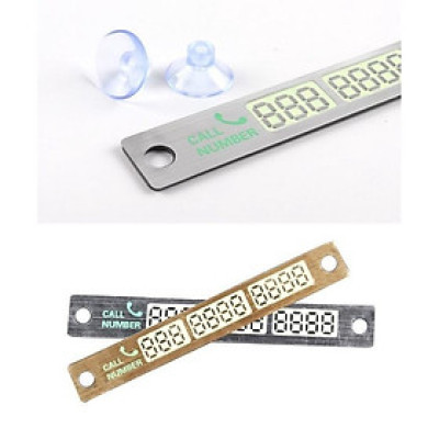 Thẻ ghi số điện thoại trên ô tô mẫu mới