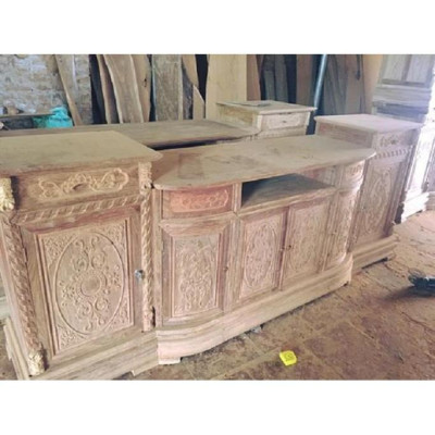 ​Kệ tivi Kiểu Quẩn Thừng - gỗ hương vân, gỗ gõ đỏ , gỗ hương đá - loại 2m2 và 2m4