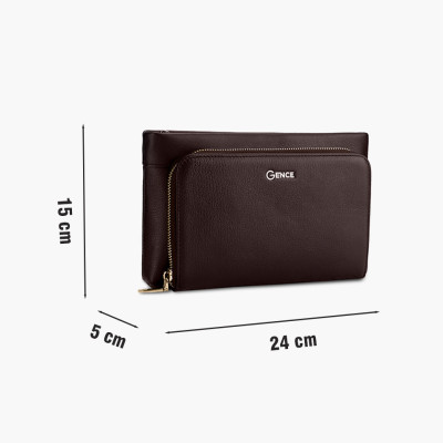 Clutch Cầm Tay Nam Da Bò Alran HT16