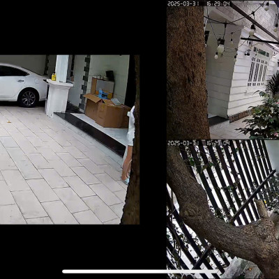 Camera wifi Yoosee Ngoài Trời 20MPX 4 Mắt 3 Màn Hình Kép Q10-28 Phiên Bản Mới 2025,Đêm Có Màu, Đàm Thoại Hai Chiều, Chống Nước Nhựa IP66, Hàng Nhập Khẩu
