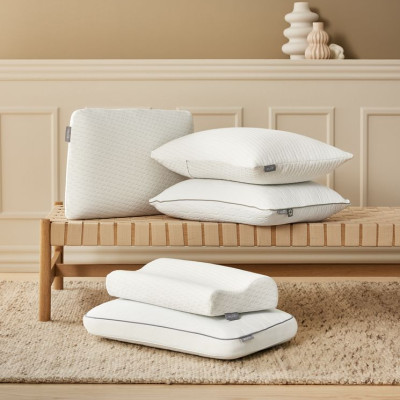 Ruột gối memory foam | Jysk Wellpur Vardo | trắng | R40xD60xC13cm