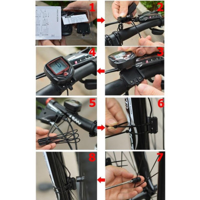 Đồng hồ đo tốc độ xe đạp đa năng