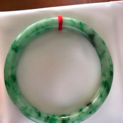 VÒNG TAY NỮ LÝ SƠN THỦY SAO 50MM HÀNG MỚI XANH BÔNG ĐẬM ĐẸP ĐÁ CẨM THẠCH TỰ NHIÊN NỮ 48KG -56KG