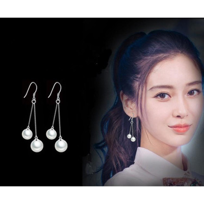 Bông tai bạc Ý Huệ Ngân - Hạt mưa RYE140724