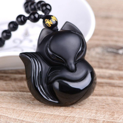 DÂY CHUYỀN HỒ LY ĐÁ ĐEN TÌNH DUYÊN VẸN TRÒN