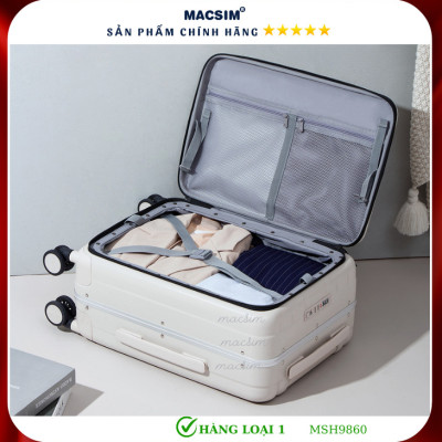 Vali cao cấp Macsim Hanke MSH9860 20 inch - Hàng loại 1 màu đen