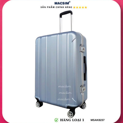 Vali cao cấp Macsim Aksen hàng loại 1 MSAK8237 cỡ 28 inch màu bạc