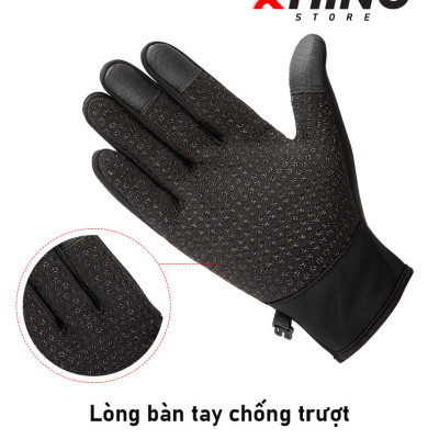 Găng tay giữ ấm mùa đông Rhino G901 B Bao tay thể thao cảm ứng điện thoại , găng tay đi xe máy, xe đạp lót nỉ cho nam nữ - Hàng chính hãng