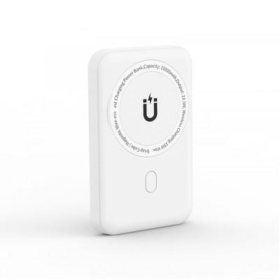 Pin sạc dự phòng không dây hỗ trợ Magnetic từ tính sạc nhanh 22.5W dung lượng 10.000 mAh trang bị cổng PD Type C hiệu WIWU Snap Cube - Thiết kế nhỏ gọn, trang bị giá đỡ, nhiều màu sắc đa dạng - Hàng nhập khẩu