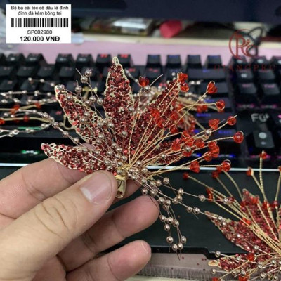 Cài tóc cô dâu bộ giangpkc sp002980