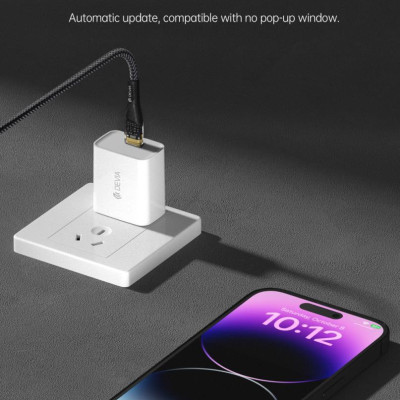 Dây cáp sạc Devia Star Woven  PD  dây dù 100cm- Hàng chính hãng