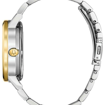 Đồng Hồ Nam Bulova Dây Thép Không Gỉ 98C130 - Mặt Trắng