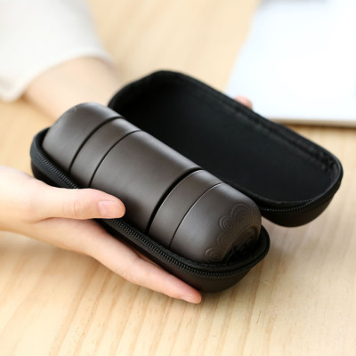 Bộ Bình Trà Gốm Sứ 4 Tách Kèm Túi Đựng Du Lịch Cao Cấp - HENRYSA