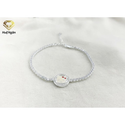 Lắc tay bạc 925 Huệ Ngân - Mèo KITTY X21