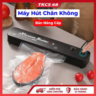 Máy Hút Chân Không Thực Phẩm Kèm Hàn Miệng Túi, Bảo Hành 2 Năm, Dụng Cụ Nhà Bếp