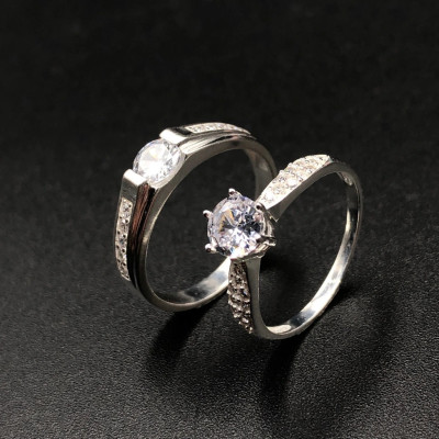 Nhẫn Đôi Nhẫn Cặp Bạc Valentine Ring BẠC HIỂU MINH NC659