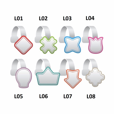 Wobbler nhựa 13cm dán formex 2mm (10) - Bịch