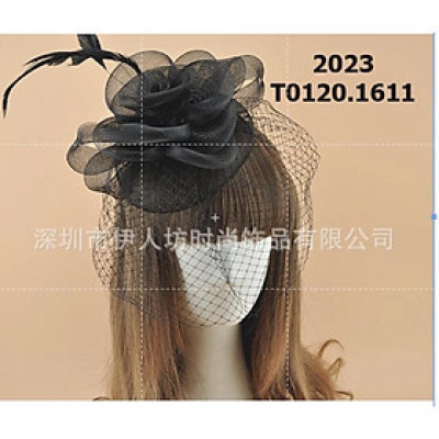 Ốp băng đô hoa mũ lưới phụ kiện cưới Giang