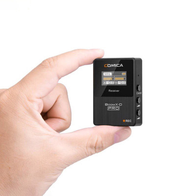 Comica BoomX-D Pro D1 / Pro D2 - Micro Không Dây 2.4G, Bộ Nhớ Trong 8GB, Phạm Vi 100m Dùng Cho Máy Ảnh, Điện Thoại, Laptop - Hàng Chính Hãng