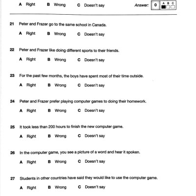 Key English Test 5 with Answers Reprint Edition - Cambridge