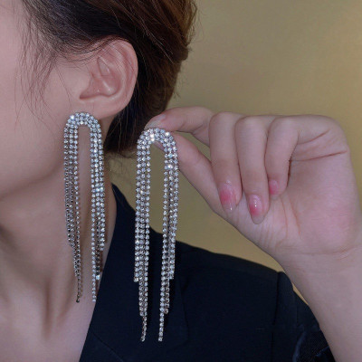 Bông tai, Khuyên tai nữ đính đá lấp lánh cao cấp