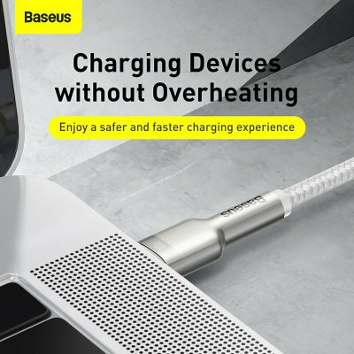 Cáp sạc siêu nhanh 100W Baseus Cafule Series Metal Data Cable Type-C to Type-C (100W) - Hàng chính hãng