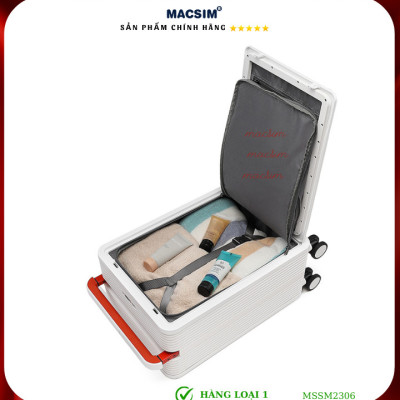 Vali cao cấp Macsim SMLV2306 cỡ 20 inch màu trắng, màu xanh, màu tím - Hàng loại 1