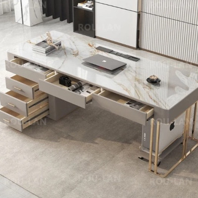 Bàn làm việc Rock Slab cho căn hộ theo phong cách Scandinavia Juno Sofa sang trọng, hiện đại