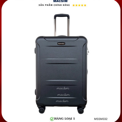 Vali cao cấp Macsim Smooire MSSM332 cỡ 24 inch màu đen hàng loại 1