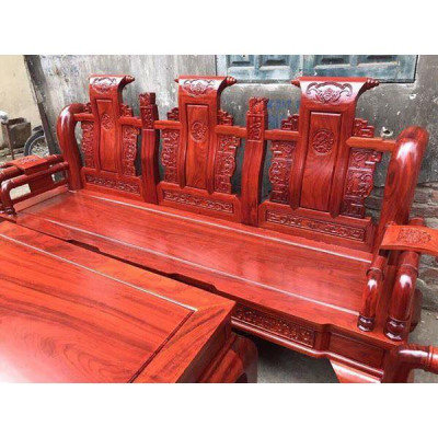 Bộ bàn ghế tần thủy hoàng gỗ hương nam phi