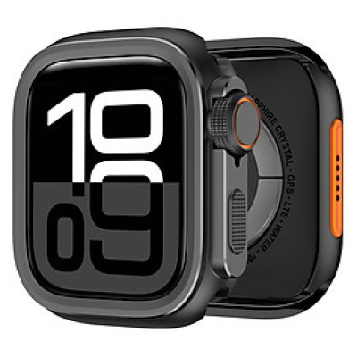 Ốp Case Kim Loại Style AW Ultra cho Apple Watch 4/5/6/7/8/9/10 Apple Watch Ultra Size 44/45/46/49mm - Hàng Chính Hãng