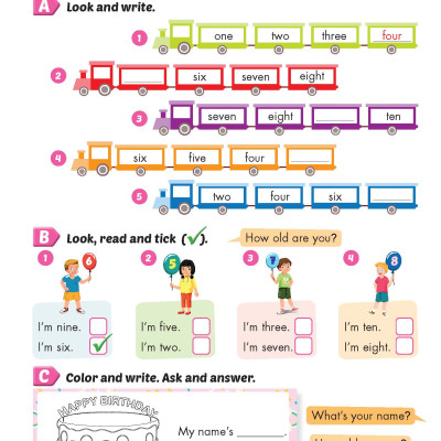 Bài tập bổ trợ Tiếng Anh 3 i-Learn Smart Start