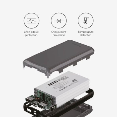 Pin Sạc Dự Phòng MAZER SUPER Mini ULTRA 20000mAh Cổng Sạc 3.0 Hàng Chính Hãng