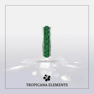 Lắc Tay Tropicana Phối Charm Swarovski Pha Lê Cà Rốt 5 Size