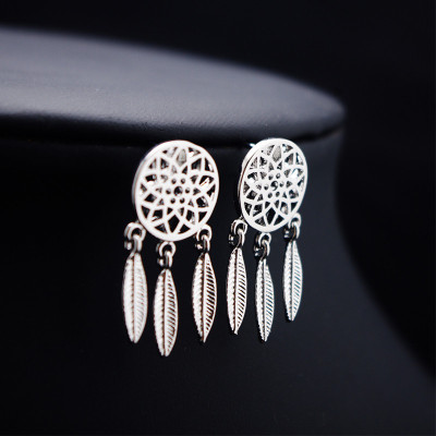 Khuyên tai bông tai dream catcher phong cách boho