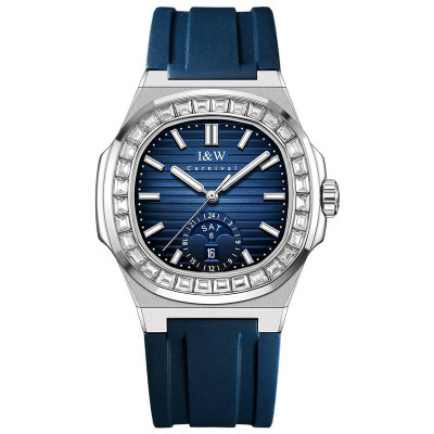 Đồng Hồ Nam I&W Carnival 735G7 Chính Hãng Full Box Chống Nước Kính Chống Xước Dây Silicon Cao Cấp BH 60T (Máy Cơ Tự Động)