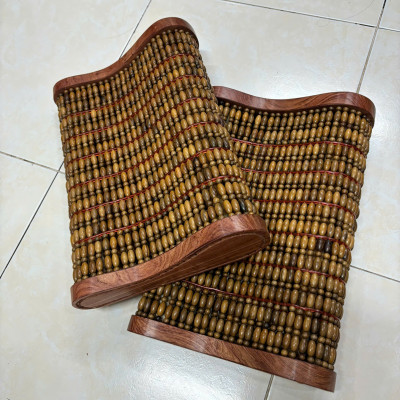 Gối Hạt Gỗ Bách Xanh Cao Cấp , Gối Công Thái Học - Kích Thước 43cmx24cmx8/4cm ( video , hình thật )