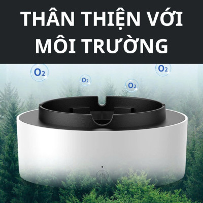 Gạt Tàn Không Khói Thông Minh Cho Không Khí Trong Lành, Hút Khói Hiệu Quả, ĐÈN TRANG TRÍ , ĐỒNG HỒ TREO TƯỜNG