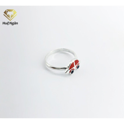 Nhẫn bạc Ý 925 Huệ Ngân - Little Car TJ029 (li tay nhỏ)