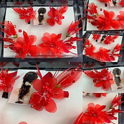 Mẫu cài tóc cô dâu đep