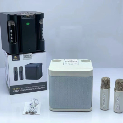 LOA BLUETOOTH KARAOKE SUYOSD YS-230 KÈM 2 Micro không dây -Hàng Chính Hãng