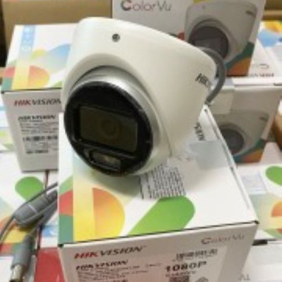 Camera analog TVI colorVu, có màu ban đêm 2MP Hikvision DS-2CE70DF0T-MF ,hàng chính hãng