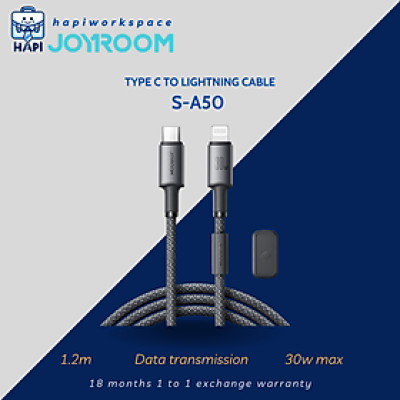 Cáp sạc bọc dù C to L hàng chính hãng Joyroom, nam châm cố định