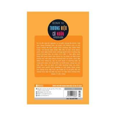 Sách - Định Vị Thương Hiệu Cá Nhân - Từ Người Bình Thường Trở Thành Influencer - MCBooks